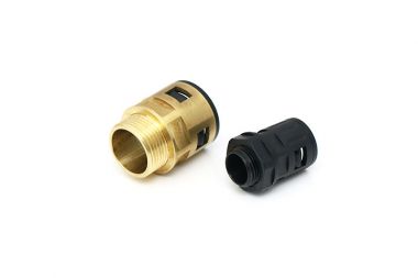 萬寧廠家供應(yīng)各種規(guī)格尺寸金屬電纜防水接頭快速拔插軟管式索頭